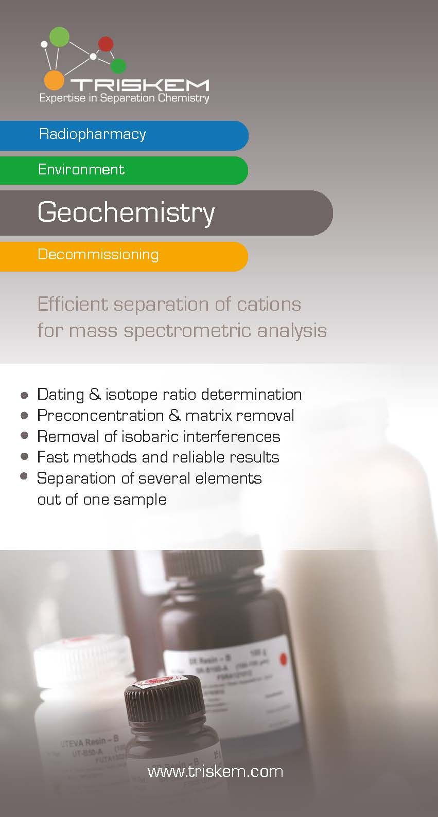 Flyer Geochemistry and Metals Separation