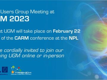 Our next Users Group Meeting will take place as a hybrid meeting on 22 February as part of the #CARM23 conference organized by the @NPL in Teddington (UK)....