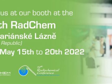 We are very much looking forward to meeting you ‘in person’ for the first time in a very long time! Meet us at our booth at the 19th Radiochemical Conference...