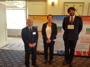 Mr Happel, Mme Langer and Mr Kuwashima, CEO of Sowa