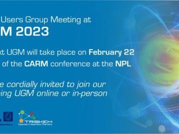 Our next Users Group Meeting will take place as a hybrid meeting on 22 February as part of the #CARM23 conference organized by the @NPL in Teddington (UK)....